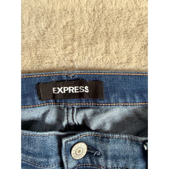Express Ankle Legging Mid-Rise Jeans Size 12R - Picture 6 of 7